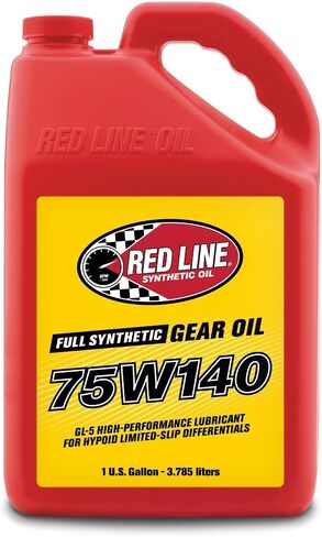 Red Line (57914) 75W140 GL-5 Synthetic Gear Oil for Hypoid Limited Slip Differentials - 1 Quart in Saudi Arabia