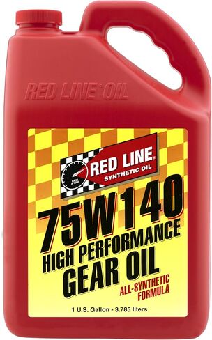 Red Line (57914) 75W140 GL-5 Synthetic Gear Oil for Hypoid Limited Slip Differentials - 1 Quart in Saudi Arabia