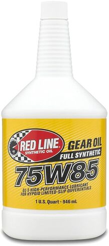 Red Line (57914) 75W140 GL-5 Synthetic Gear Oil for Hypoid Limited Slip Differentials - 1 Quart in Saudi Arabia