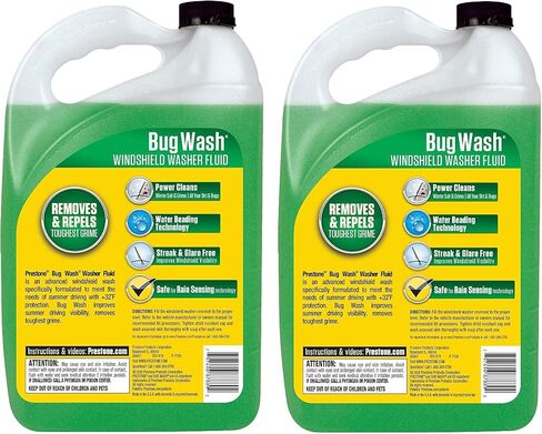 Prestone Bug Wash Windshield Washer Fluid, 1 Gallon in Saudi Arabia