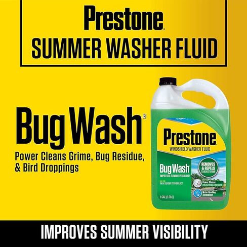 Prestone Bug Wash Windshield Washer Fluid, 1 Gallon in Saudi Arabia