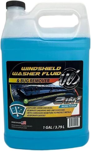 UCS 10015 2-in-1 Windshield Washer Fluid 1 Gallon Pack of 1 in Kuwait