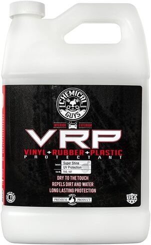 Chemical Guys TVD_107 VRP Vinyl, Rubber and Plastic Non-Greasy Dry-to-the-Touch Long Lasting Super Shine Dressing for Tires, Trim and More, Safe for Cars, Trucks, SUVs, RVs & More, 128 fl oz (1 Gal) in Kuwait