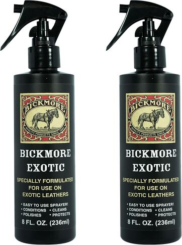 Bickmore Exotic 8oz - Specially Formulated Leather Spray Used to Clean Condition Polish and Protect Exotic Leathers & Reptile Skins in Kuwait