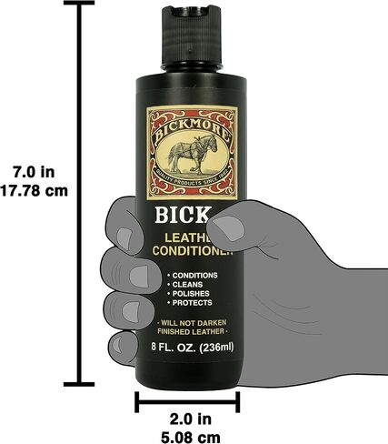 Bick 4 Leather Conditioner and Leather Cleaner 2 oz - Will Not Darken Leather - Safe For All Colors of Leather Apparel, Furniture, Jackets, Shoes, Auto Interiors, Bags & All Other Leather Accessories in Saudi Arabia