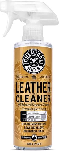 Chemical Guys SPI_208_16 Colorless and Odorless Leather Cleaner for Car Interiors, Furniture, Boots, and More (Works on Natural, Synthetic, Pleather, Faux Leather and More), 16 fl oz in Saudi Arabia