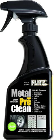 Flitz Industrial Strength Metal Pre Clean to Remove Corrosion, Rust, Calcium, Lime and More, Works in 60 Seconds, 16 Ounce in Kuwait