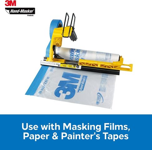Scotch M3000 PAK Hand-Masker Pre-Assembled Film & Tape Kit Masking Film, M3000 PAK, Yellow in Saudi Arabia