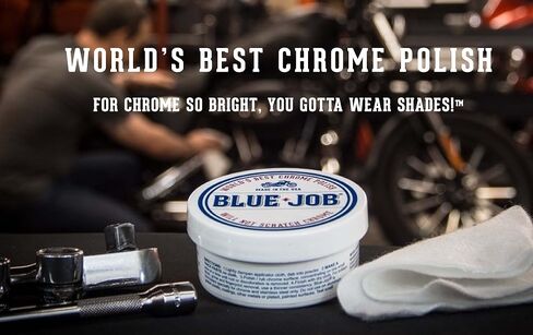 Blue-Job® Chrome Polish - Perfect for Your Motorcycle! One Polish for All Your Needs in Saudi Arabia