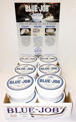 Blue-Job® Chrome Polish - Perfect for Your Motorcycle! One Polish for All Your Needs in Saudi Arabia