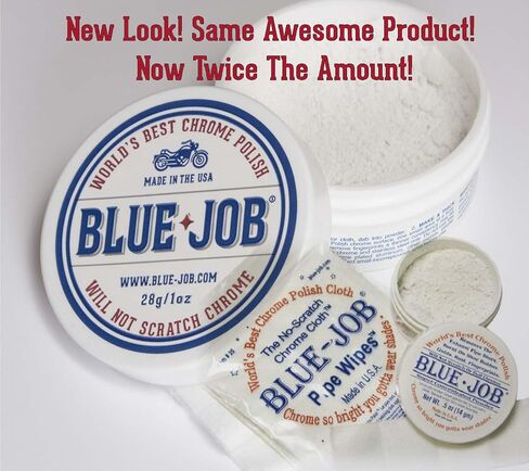 Blue-Job® Chrome Polish - Perfect for Your Motorcycle! One Polish for All Your Needs in Saudi Arabia