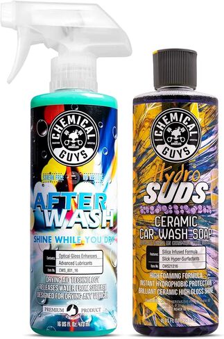 Chemical Guys CWS21216 HydroSuds Ceramic SiO2 Shine High Foaming Car Wash Soap (Works with Foam Cannons, Foam Guns or Bucket Washes) For Cars, Trucks, Motorcycles, RVs & More, 16 fl oz, Berry Scent in Saudi Arabia