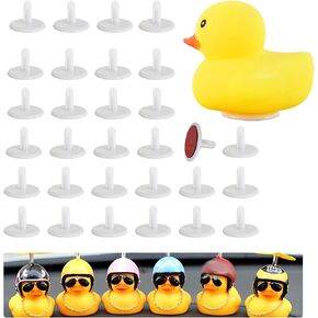 30 عبوة من حامل سدادة البطة البلاستيكية لسيارة جيب داش - حامل عرض جيب داكس - هدايا جيب داكينغ (البط المطاطي غير متضمن) in Kuwait