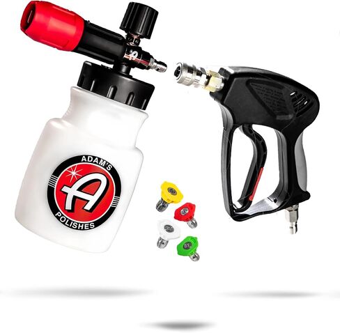 Adam's Premium Foam Cannon - Foam Cannon Soap Sprayer for Car Wash | Sprayer Cannister for Pressure Washer 1/4" Quick Disconnect in Saudi Arabia