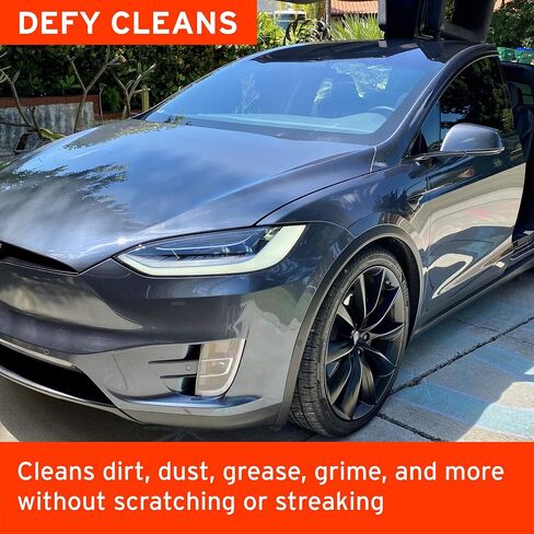 Ethos Defy - طلاء سيراميك 3 في 1 - غسيل وشمع السيارة بدون ماء - بخاخ تلميع شمع السيارة - طبقة علوية كارهة للماء - حماية مانع تسرب الطلاء والبوليمر - مع تقنية Insta-Bond - 16oz in Kuwait