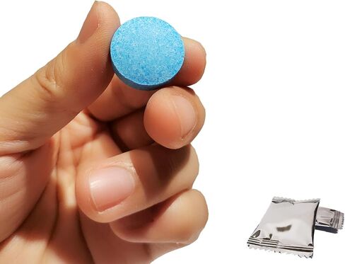 DOKIKO 100 PCS Glass Cleaner Tablets for Cars and Home, 1 Pack Makes 105 Gallons Windshield Washer Fluid or 100 * 16 fl oz Multi-Surface Cleaner Spray in Saudi Arabia