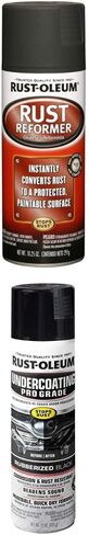 بخاخ طلاء سفلي مطاطي بدرجة احترافية من Rust-Oleum 248656، 15 أونصة، أسود in Kuwait