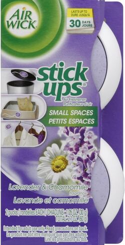 Air Wick Stick Ups Car Air Freshener, Crisp Breeze, 2ct (Packaging May Vary) in Saudi Arabia