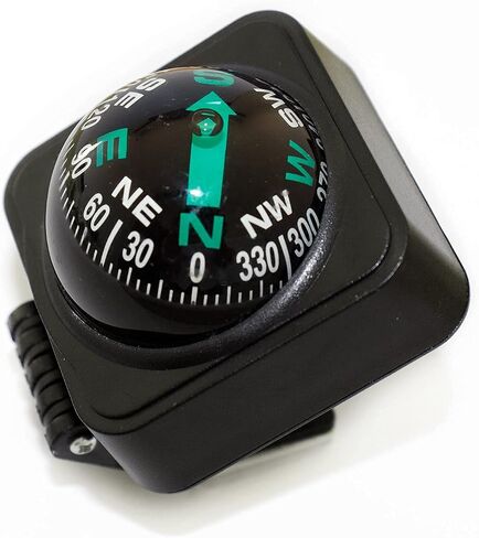 RINGGLO Car Compass Ball Universal Collapsible Dashboard Self Adhesive Mount Navigation Easy to Mount for Car Or Boat in Saudi Arabia