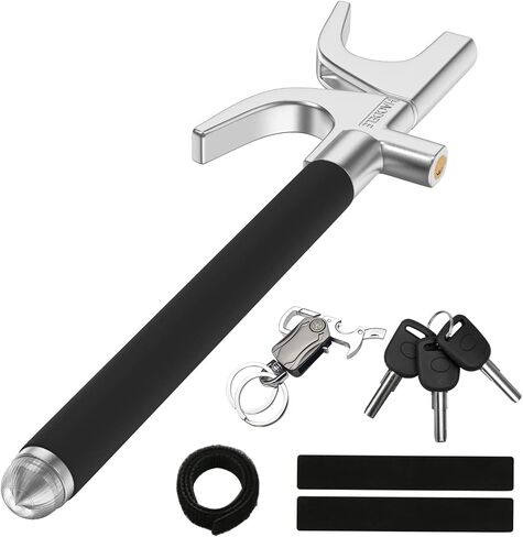 IMAYCC Steering Wheel Lock, Anti Theft Car Device, The Club Steering Wheel Lock, Heavy Duty Anti-Theft Retractable Car Steering Lock for Car/Auto/Truck/SUV/Van in Kuwait