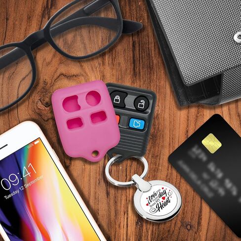 Keyless2Go Replacement for New Silicone Cover Protective Case for 4 Button Remote Key Fobs FCC CWTWB1U345 CWTWB1U331 - Black in Saudi Arabia