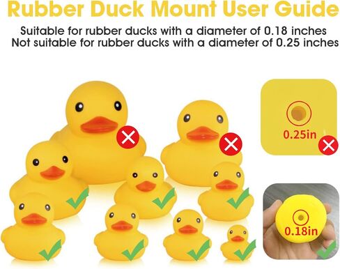 30 عبوة من حامل سدادة البطة البلاستيكية لسيارة جيب داش - حامل عرض جيب داكس - هدايا جيب داكينغ (البط المطاطي غير متضمن) in Kuwait