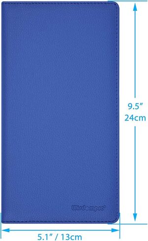 Wisdompro Car Document Holder Organiser, PU Leather Vehicle Insurance and Registration Holders Wallet Case for ID Card, Driving Licence, Key Contact Information Cards in Saudi Arabia