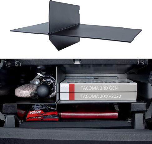 JKCOVER Compatible with Toyota Tacoma Glove Box Dividers Organizer 2016 2017 2018 2019 2020 2021 2022 2023 Accessories,Insert Box ABS Secondary Storage in Saudi Arabia