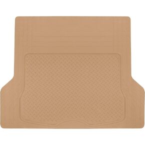 Heavy Duty Cargo Liner Floor Mat-All Weather Trunk Protection, Trimmable to Fit & Durable HD Rubber Protection for Car SUV Sedan Auto, Beige (MT785BGAMw1) in Saudi Arabia
