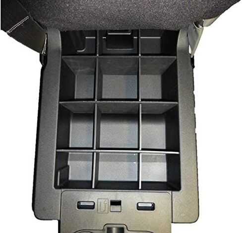 Vehicle OCD - Under Center Bench Seat Organizer for Ford F150 (2015-2020), F250 / F350 SuperDuty (2017-2021) (40/20/40 Split Bench seat ONLY) - Made in USA in Saudi Arabia