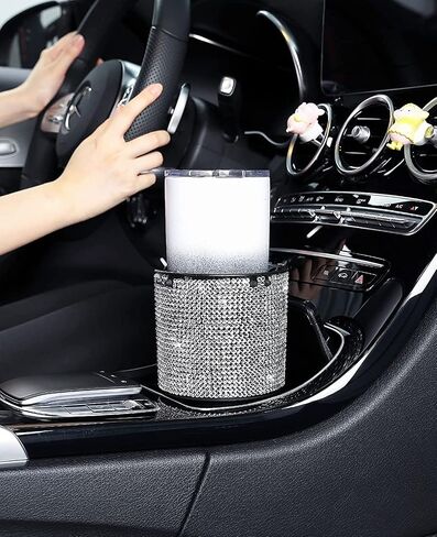 JOYTUTUS Upgraded Car Cup Holder Expander with Offset Base, Fit for YETI, Hydro Flask, Large Cup Holder Expander for Car Hold 18-40 oz Bottles and Mugs, Other Bottles in 3.4-3.8 inch in Saudi Arabia