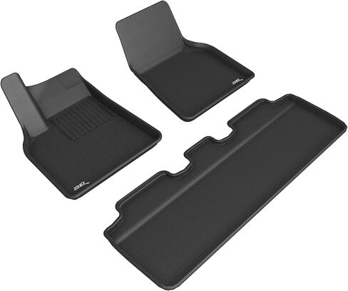 3D MAXpider All-Weather Floor Mats for Tesla Model Y 2021-2023 Custom Fit Floor Liners, Kagu Series (1st & 2nd Row) in Saudi Arabia