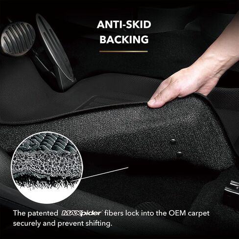 3D MAXpider All-Weather Floor Mats for Tesla Model Y 2021-2023 Custom Fit Floor Liners, Kagu Series (1st & 2nd Row) in Saudi Arabia