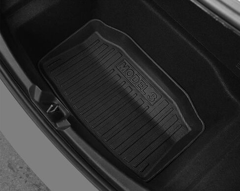 SUPER LINER All-Weather Floor Mats for Tesla Model 3 2021 2022 2023 Custom Fit Cargo Liner Rear Cargo Tray Trunk Mats Interior Accessories in Kuwait