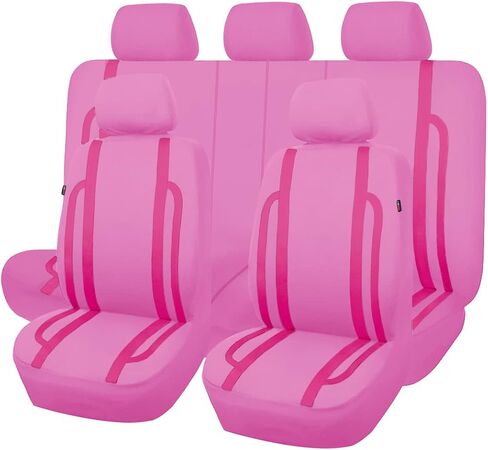 Flying Banner car seat Covers Set Front Rear Breathable Sport Fashion Rear Bench Split 40/60 50/50 60/40 in Saudi Arabia