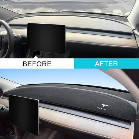 MASHA Dashboard Cover for Dodge Ram, Flannel Dashboard Pad Dash Mat Compatible with Dodge Ram 1500 2500 3500 2019-2023 2024 2025 Dashboard Decorative Interior Auto Accessories (without HUD) in Kuwait