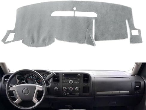 Dash Cover Mat Custom for 1997-2000 Chevrolet Silverado/GMC Sierra C1500 C2500 C3500 K1500 K2500 K3500,1997-1999 GMC Yukon/Chevy Tahoe Suburban,Dashboard Pad(Dark Gray) Y57 in Saudi Arabia