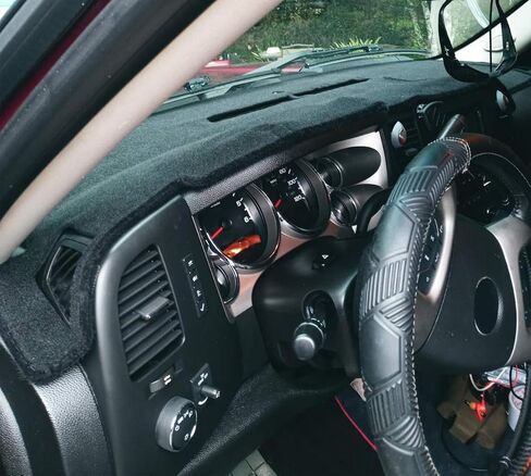 Dash Cover for GMC Sierra/Chevy Silverado 1500 2014-2018(Dark Gray) Y32 in Saudi Arabia