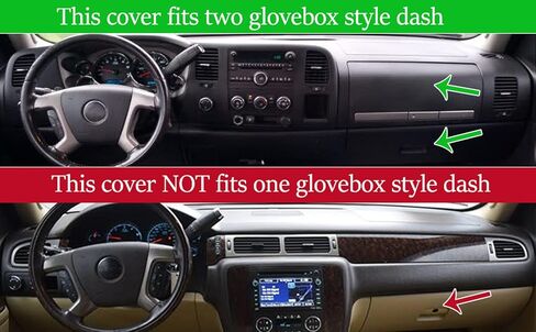 Dash Cover for GMC Sierra/Chevy Silverado 1500 2014-2018(Dark Gray) Y32 in Saudi Arabia