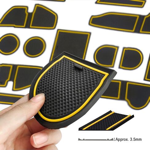 auovo Anti-dust Door Mats for 2018 2019 2020 2021 2022 2023 Subaru Crosstrek and 2018-2023 Impreza Gate Door Liners Inserts Cup Console Mats Interior Accessories(Pack of 14) (Orange) in Saudi Arabia