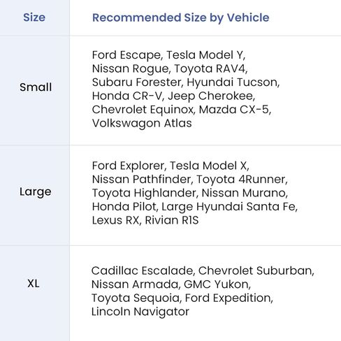 بطانة شحن 4Knines SUV للمقاعد القابلة للطي - شديدة التحمل - متوافقة مع منفذ 60/40 ومسند الذراع - شركة مقرها الولايات المتحدة الأمريكية (كبير، أسود) in Kuwait