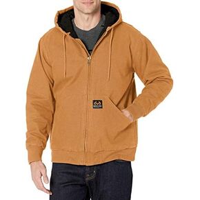 سترة رجالية مبطنة من قماش كتاني بغطاء رأس من Staghorn in Kuwait