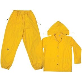 Custom Leathercraft Mens Modern Safety-vests, Yellow, Medium US