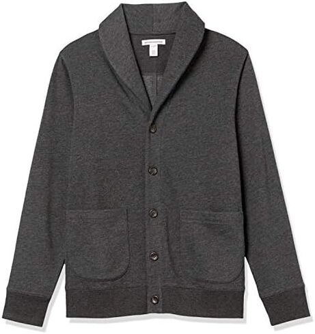 Amazon Essentials Men's Long-Sleeve Fleece Shawl-Collar Cardigan in Kuwait
