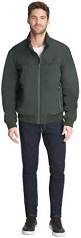 Tommy Hilfiger Men's Performance Faux Memory Bomber Jacket in Saudi Arabia