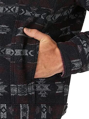 Wrangler Men's Western Sherpa Lined Trucker Jacket in Saudi Arabia
