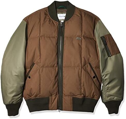 Lacoste Men's Long Sleeve Colorblocked Twill Bomber Jacket in Saudi Arabia