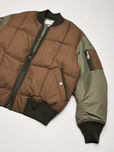 Lacoste Men's Long Sleeve Colorblocked Twill Bomber Jacket in Saudi Arabia