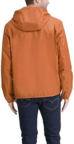 Tommy Hilfiger Men's Lightweight Active Water Resistant Hooded Rain Jacket in Saudi Arabia