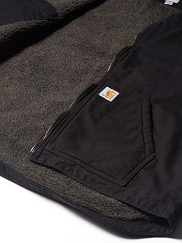 Carhartt Men's Relaxed Fit Washed Duck Sherpa-Lined Vest in Saudi Arabia